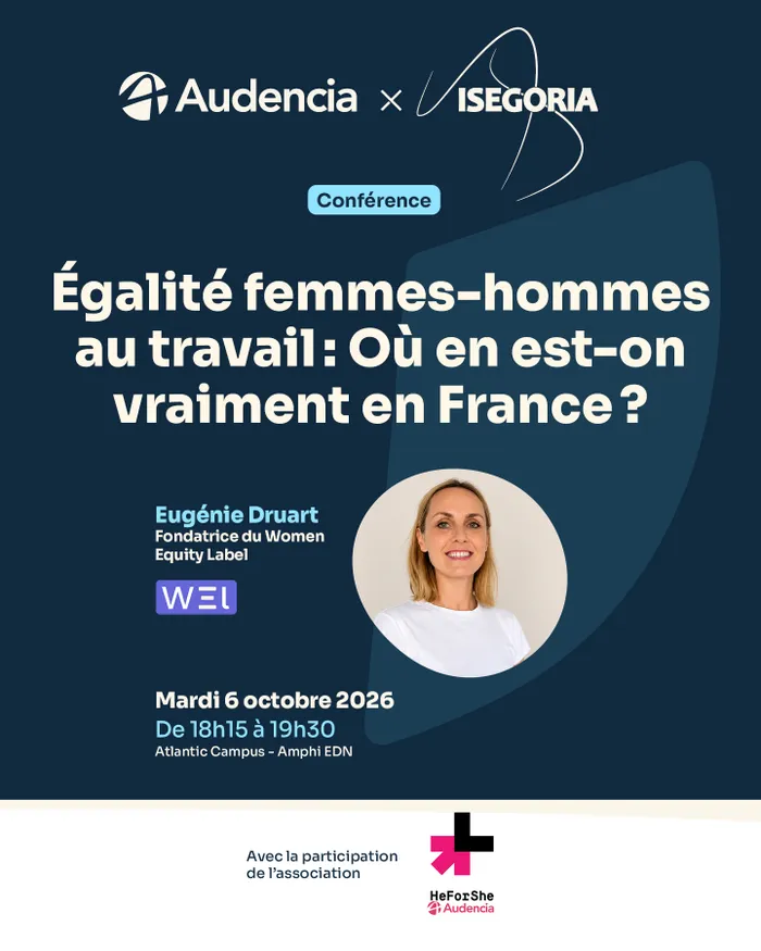 Illustration de l'événement : Conférence d’Eugénie Druart : l’égalité de genre en entreprise et le Women Equity Label