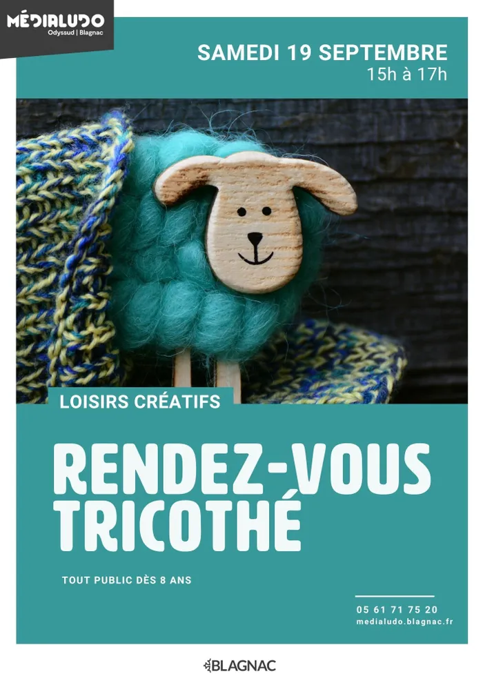 Illustration de l'événement : Atelier tricothé - Samedi 19 septembre