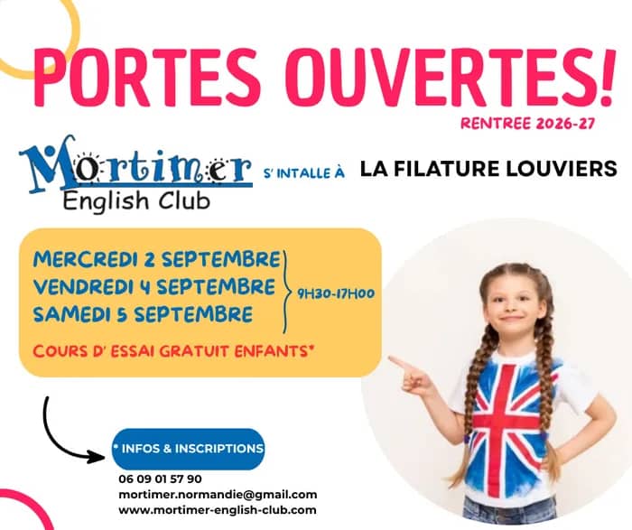 Illustration de l'événement : Portes Ouvertes Mortimer English Club