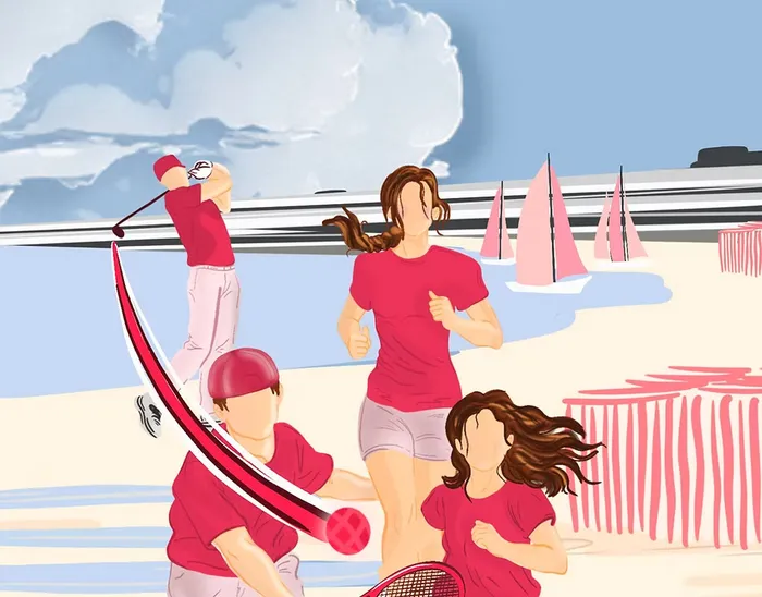 Illustration de l'événement : Le Tennis Rose de La Baule