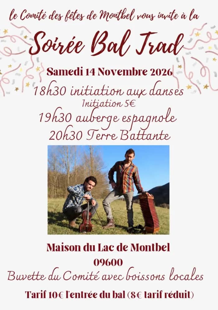 Illustration de l'événement : Bal trad à la Maison du Lac