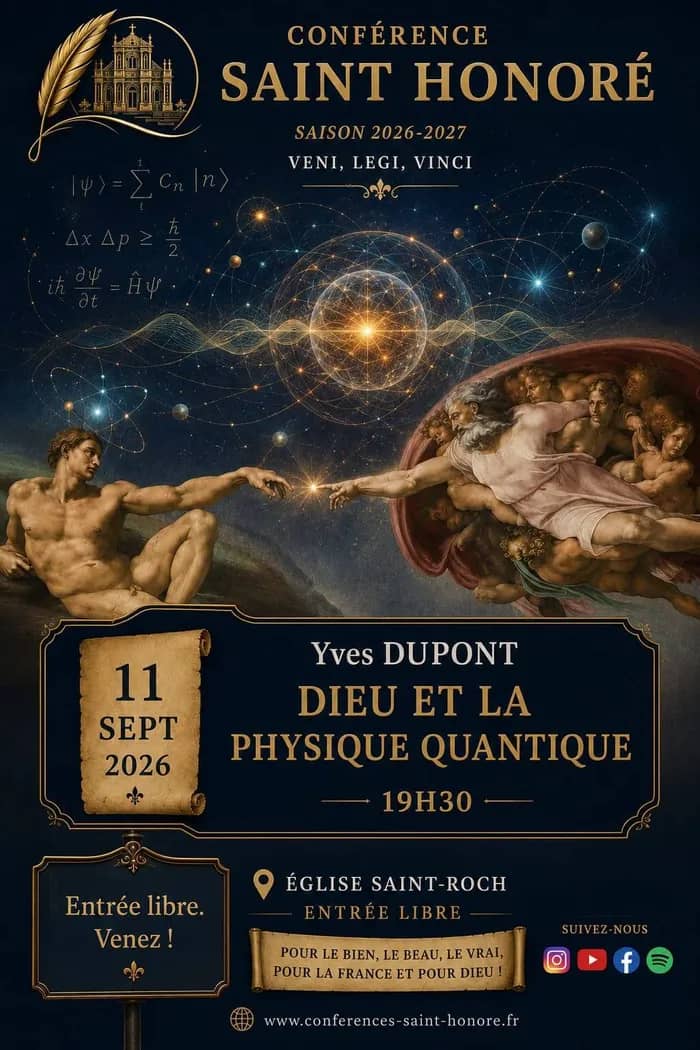 Illustration de l'événement : Dieu et la Physique Quantique | Yves Dupont