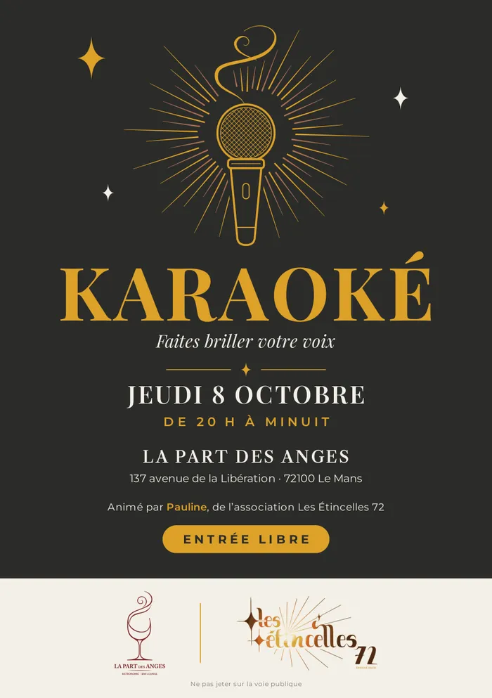 Illustration de l'événement : 🎤 SOIRÉE KARAOKÉ ✨