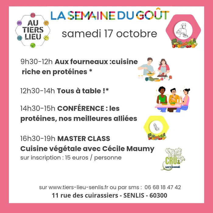 Illustration de l'événement : Activités proposées par le tiers lieu pour le samedi 17 octobre