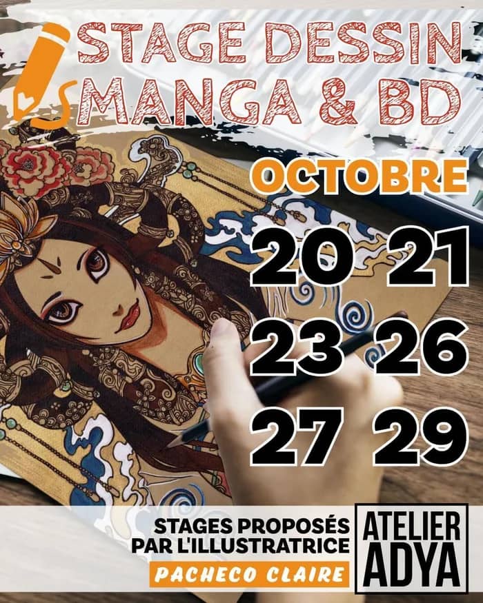 Illustration de l'événement : Stage de dessin (Illustration & perspective), Manga et BD