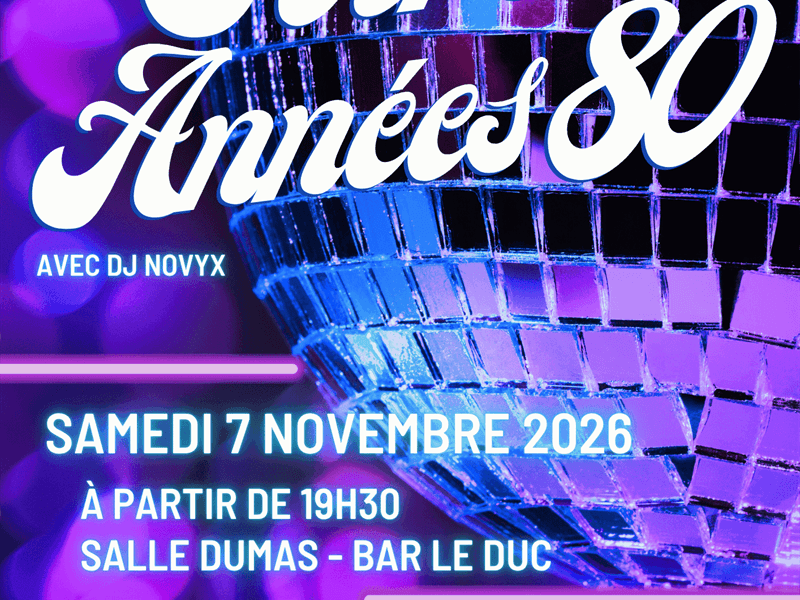 Illustration de l'événement : Soirée années 80