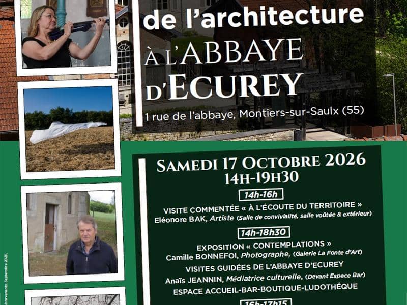 Illustration de l'événement : Journée nationale de l'architecture à l'Abbaye d'Ecurey