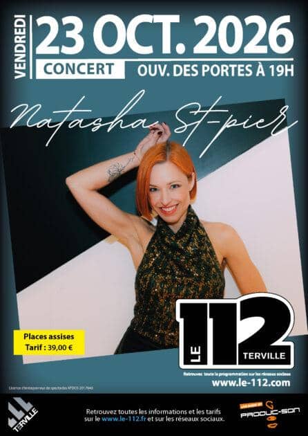 Illustration de l'événement : Concert Natasha St-Pier