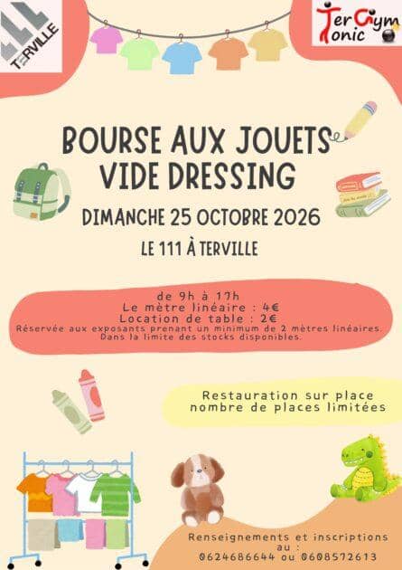 Illustration de l'événement : Bourse aux jouets et vide-dressing