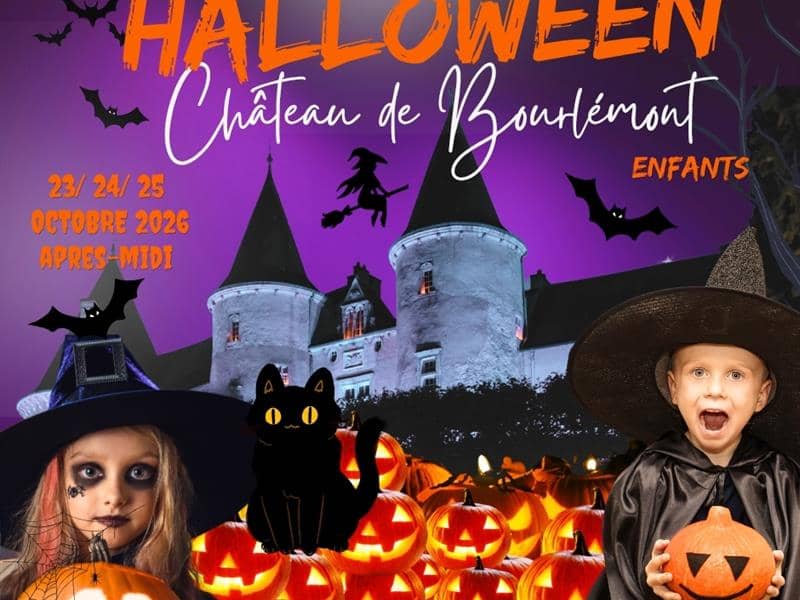 Illustration de l'événement : Halloween au Château de Bourlémont pour les enfants