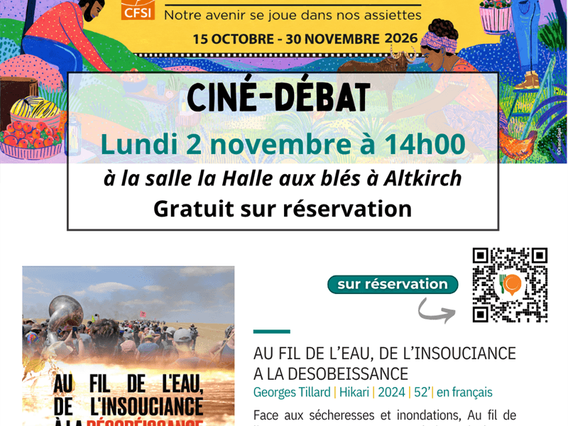 Illustration de l'événement : Ciné-Débat: Au fil de l'Eau