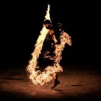 Illustration de l'événement : Animation de rues : spectacle de feu