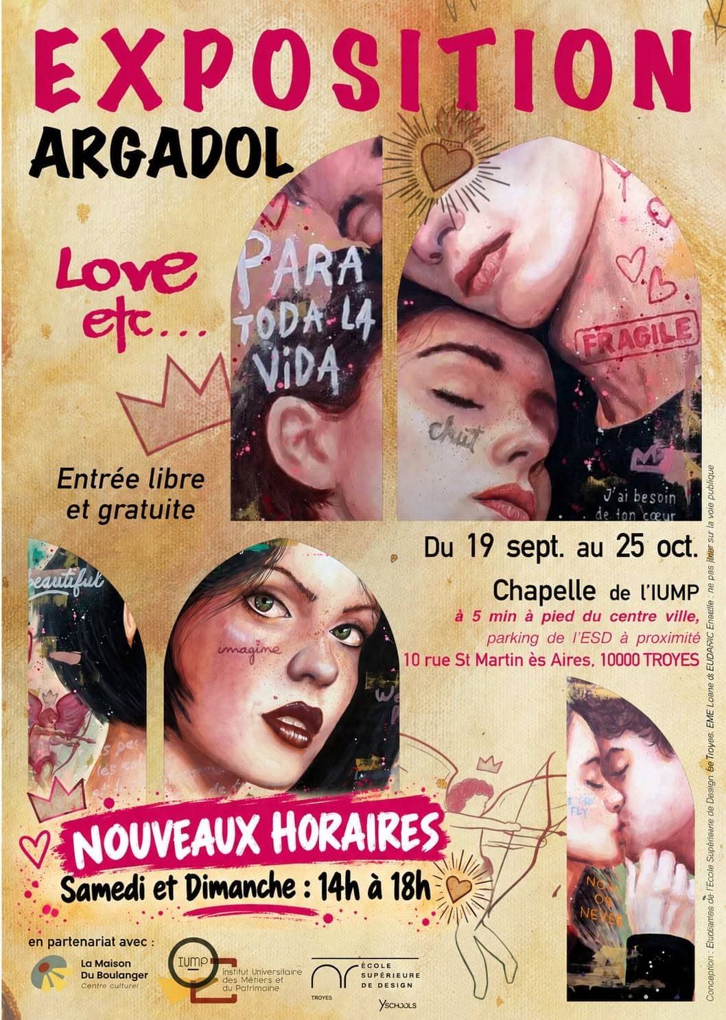 Illustration de l'événement : Expo Argadol : Love, etc.