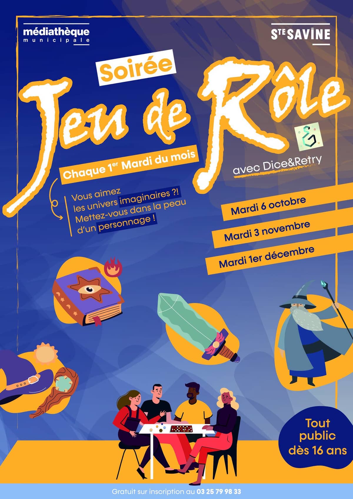 Illustration de l'événement : Soirée Jeu de Rôle