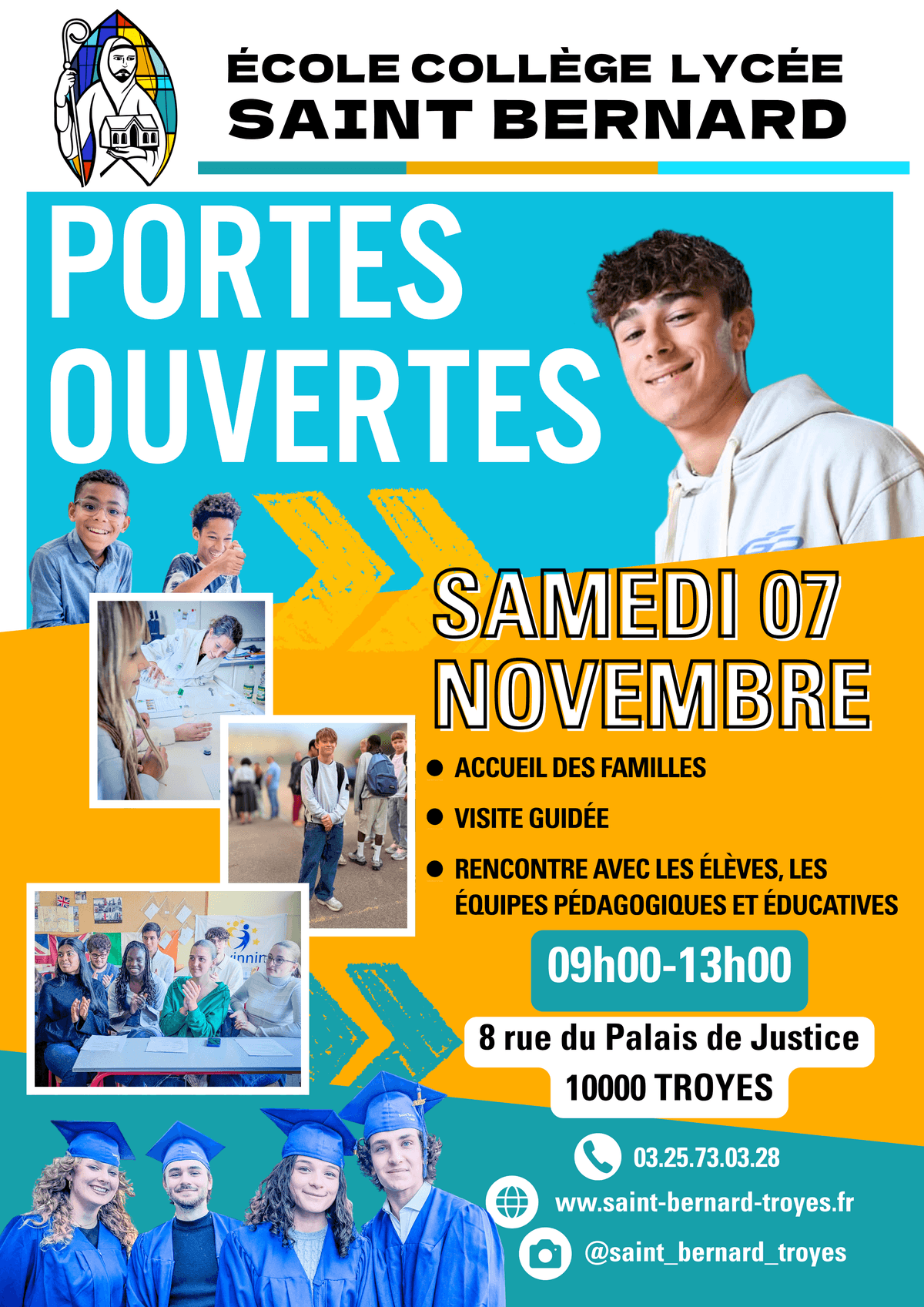 Illustration de l'événement : Portes Ouvertes "Ecole Collège Lycée Saint Bernard"