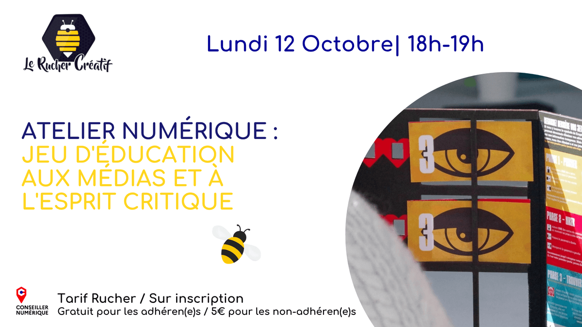 Illustration de l'événement : Atelier Numérique : Esprit critique Ocytocine