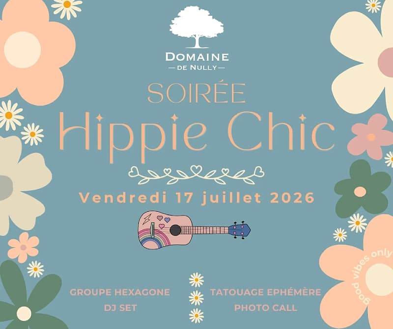 Illustration de l'événement : Soirée hippie chic au domaine de Nully