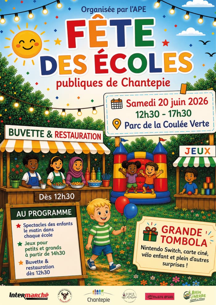 Illustration de l'événement : Fête des écoles 2026