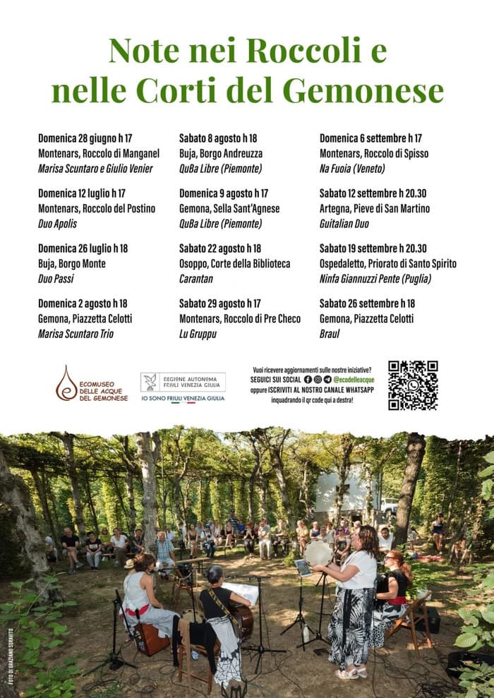 Illustration de l'événement : Note nei Roccoli e nelle Corti del Gemonese