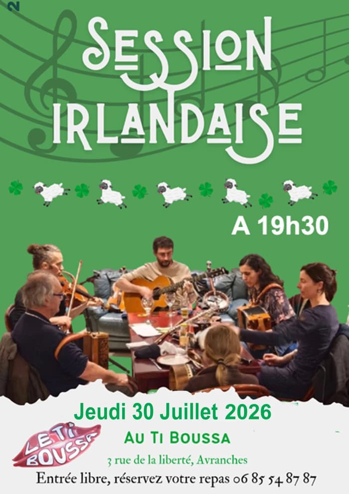 Illustration de l'événement : Session irlandaise au Ti Boussa
