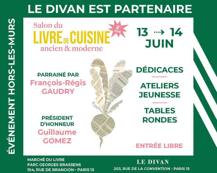 Illustration de l'événement : Salon du livre de cuisine sous le parrainage de François-Régis Gaudry !