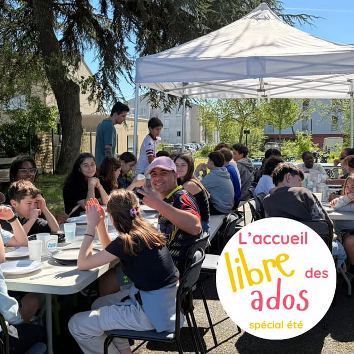 Illustration de l'événement : L'accueil libre des ados durant la saison estivale
