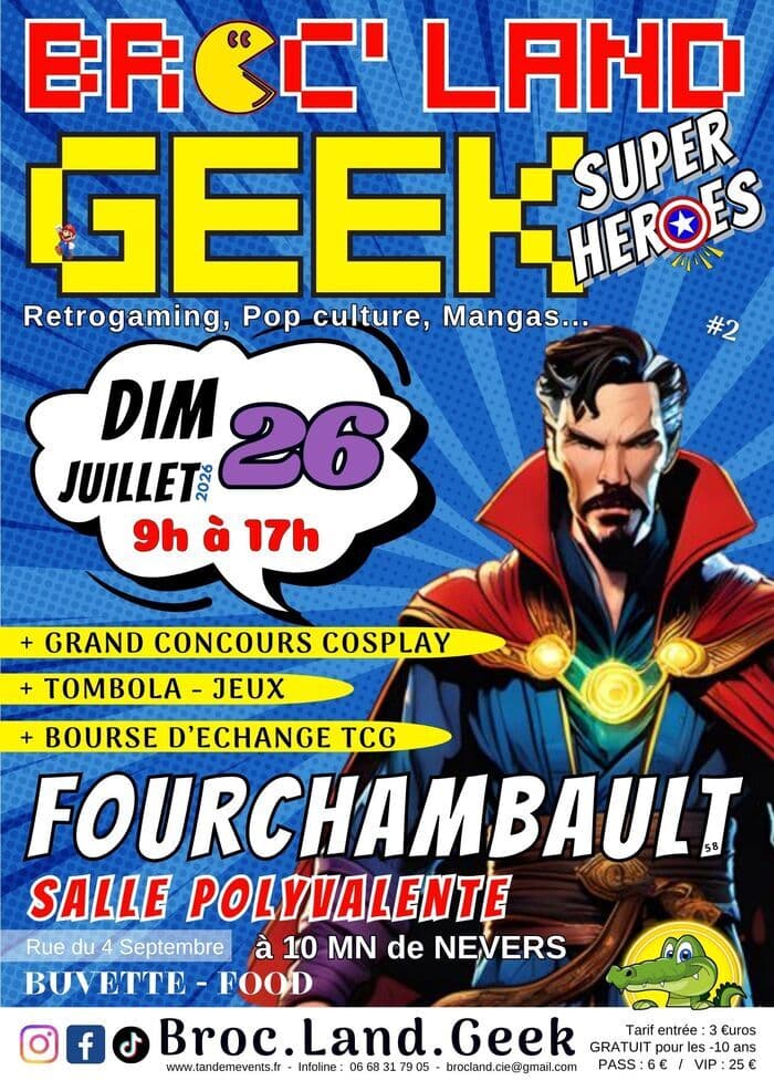Illustration de l'événement : Broc land geek