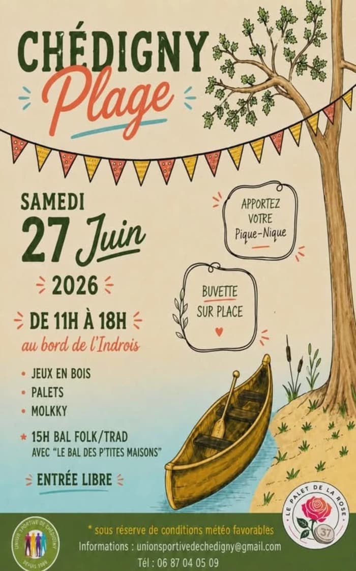Illustration de l'événement : Bal trad avec Le Bal des Petites Maisons - Chédigny plage