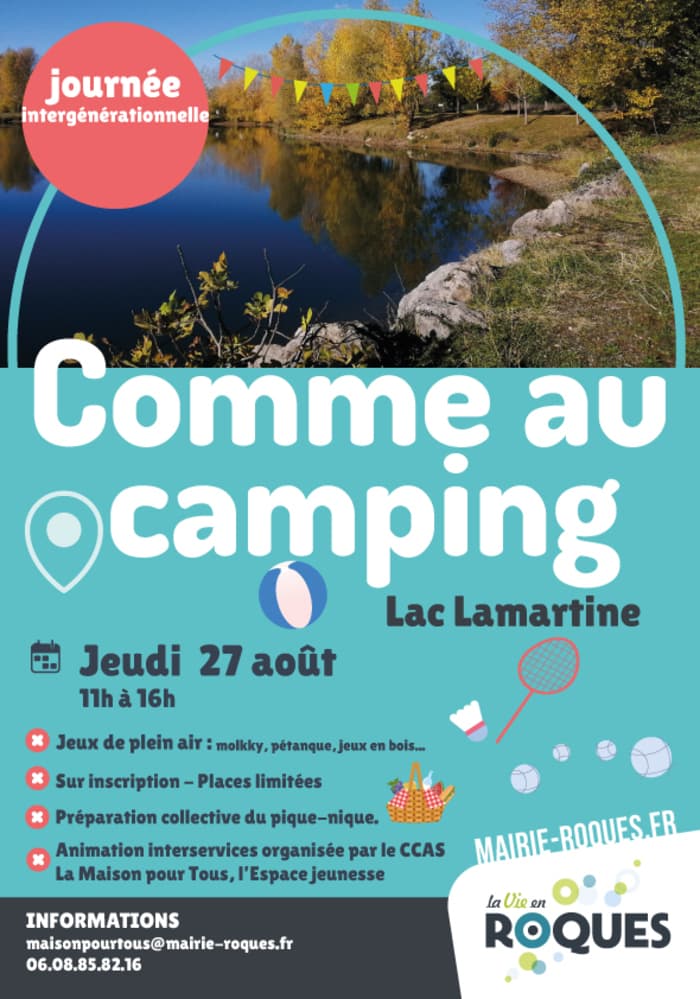 Illustration de l'événement : "Comme au camping"