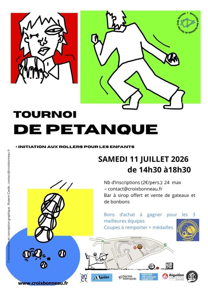 Illustration de l'événement : Vous tirez ou vous pointez ? Tournoi de pétanque à la Croix Bonneau