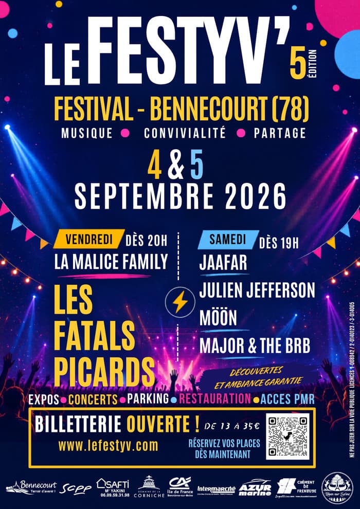 Illustration de l'événement : LE FESTYV' 2026 - Jour 2 : Découvertes & Musiques Actuelles