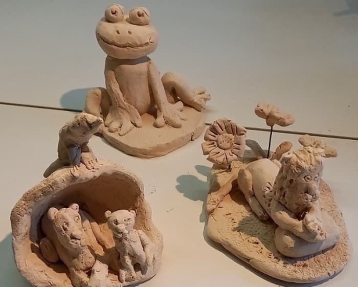 Illustration de l'événement : STAGE SCULPTURE TERRE pour enfants - samedi 22 août matin