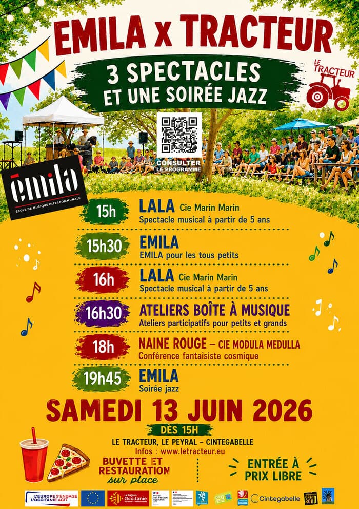 Illustration de l'événement : 3 spectacles et 1 soirée jazz à Cintegabelle