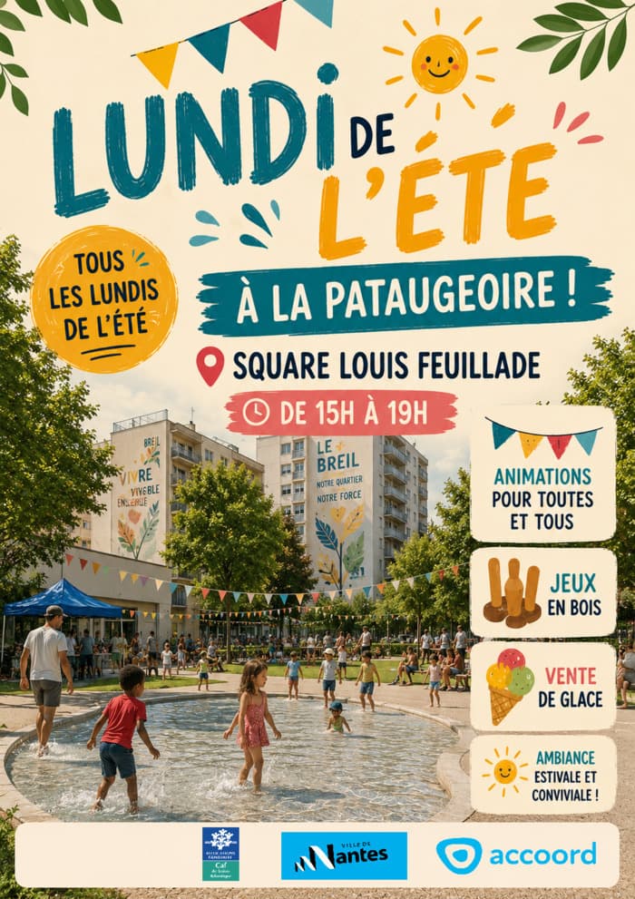 Illustration de l'événement : Plage au Breil – Square Louis Feuillade