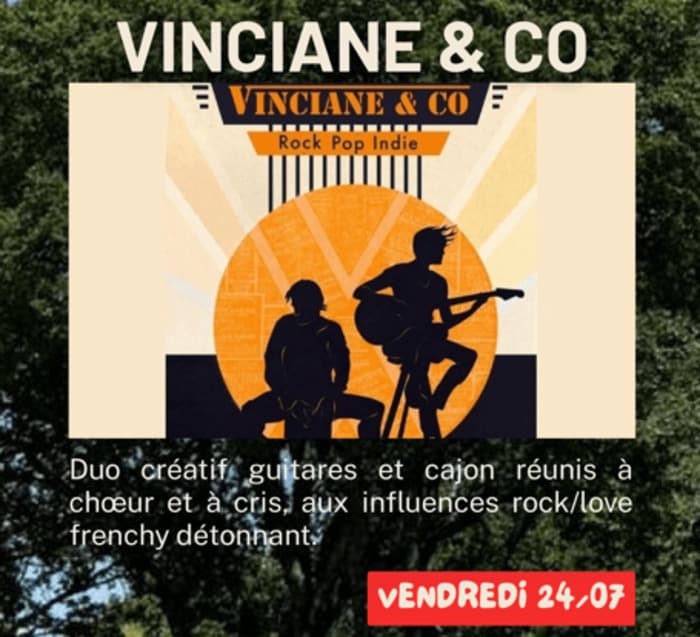 Illustration de l'événement : Vinciane & Co - Apéro Concert