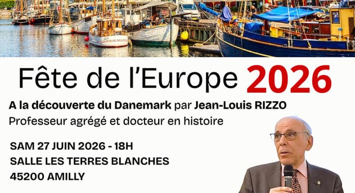 Illustration de l'événement : Le Danemark à l'honneur, une immersion historique et culturelle à Amilly avec l'association Le Partage