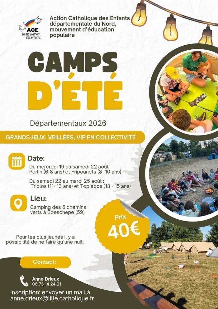 Illustration de l'événement : Camps d'été pour enfants