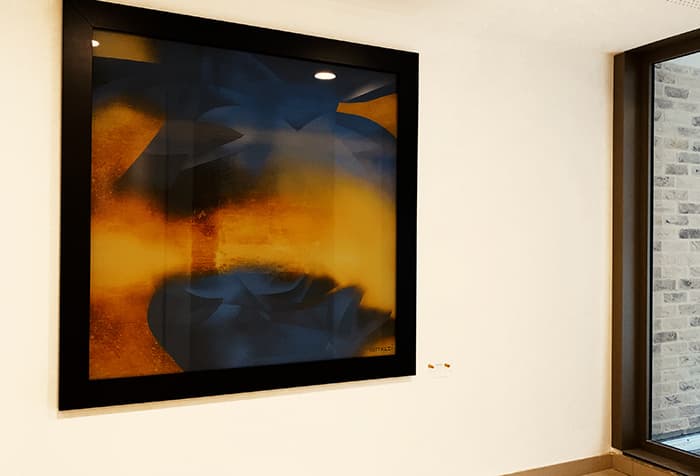 Illustration de l'événement : Trois œuvres or et métal en fusion signées Guillaume Bottazzi à Sceaux