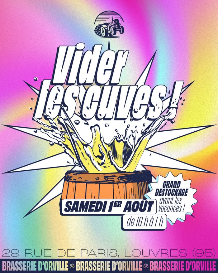 Illustration de l'événement : Vider les cuves !