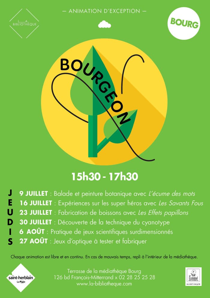 Illustration de l'événement : Bourgeon - Jeux surdimensionnés