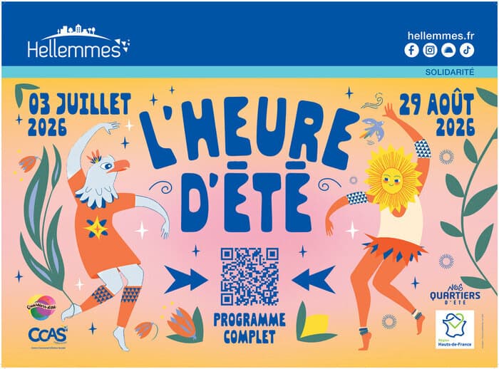 Illustration de l'événement : L'heure d'été - Du 3/7 au 29/8