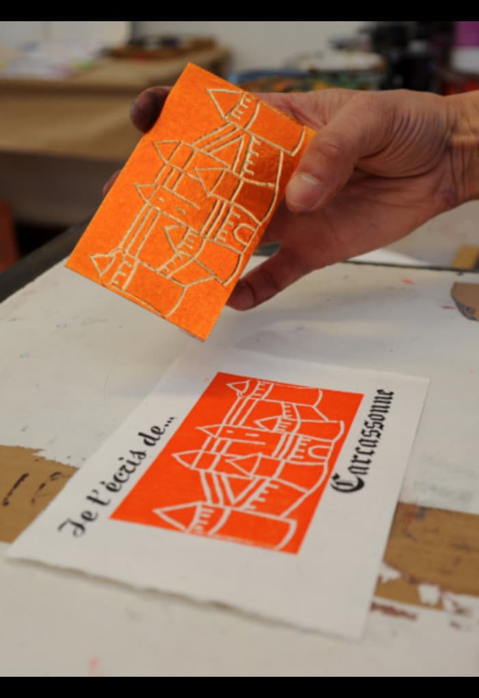 Illustration de l'événement : [Spécial scolaires] Initiation à la gravure et à la typographie à Lamourelle !