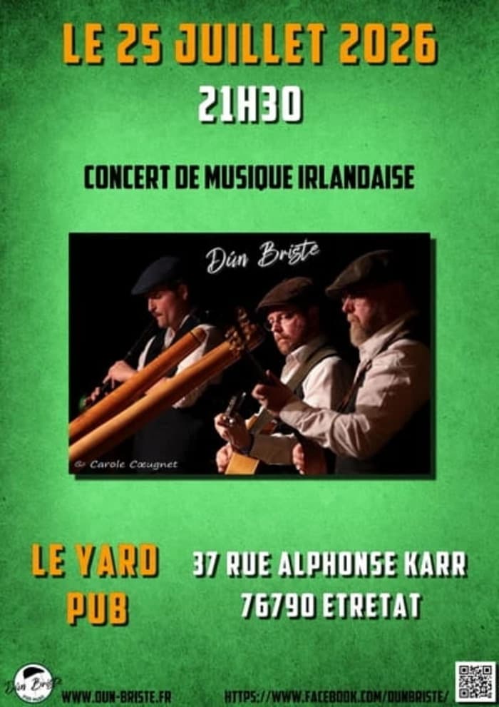 Illustration de l'événement : Concert de musique irlandaise à Etretat