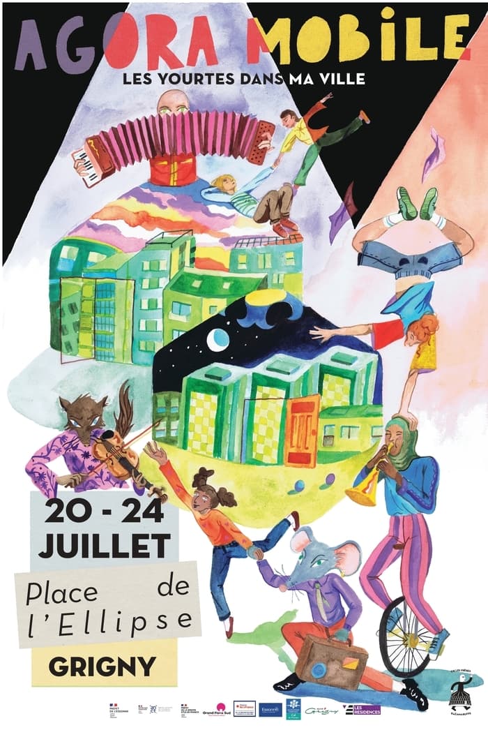 Illustration de l'événement : Les Yourtes Dans Ma Ville à Grigny / Place de l'Ellipse