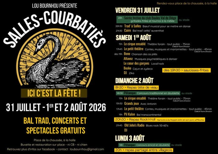 Illustration de l'événement : Bal trad du Bournhou Salles Courbatiès