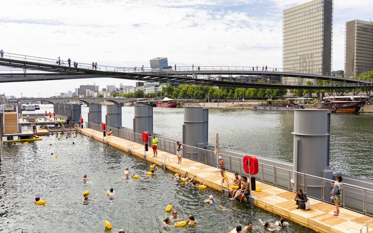Illustration de l'événement : Baignade estivale dans la Seine : quai de Bercy