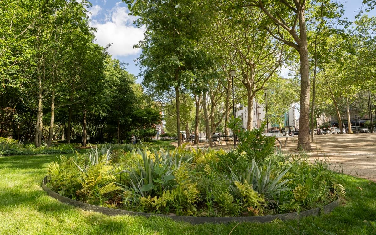Illustration de l'événement : Visite guidée : La place du Colonel Fabien devient une forêt urbaine