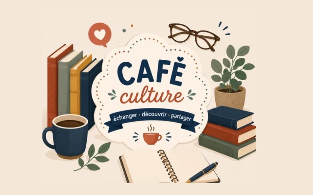 Illustration de l'événement : Café culture à la bibliothèque Maurice Genevoix