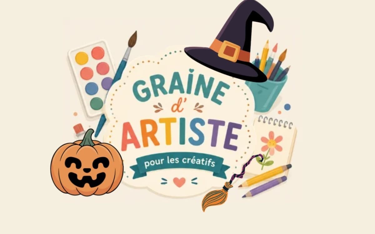 Illustration de l'événement : Graine d'artiste Halloween : Château hanté collaboratif