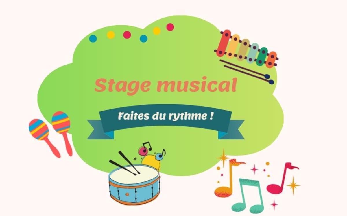 Illustration de l'événement : Stage musical : Faites du rythme !